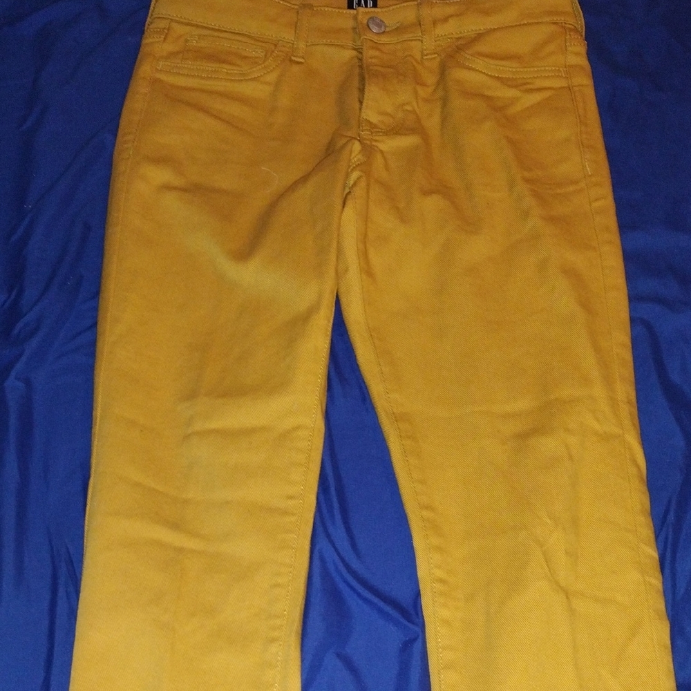 GAP Girls Mustard Chinos